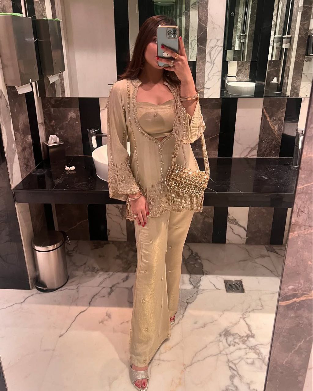 BD Launching Designer Dress,Embroidery Sequins Work