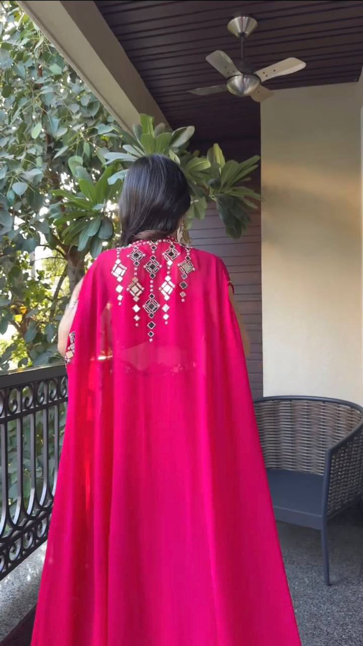 THREE PIECE WESTERN OUTFIT FOR TRENDY WEDDING SEASON