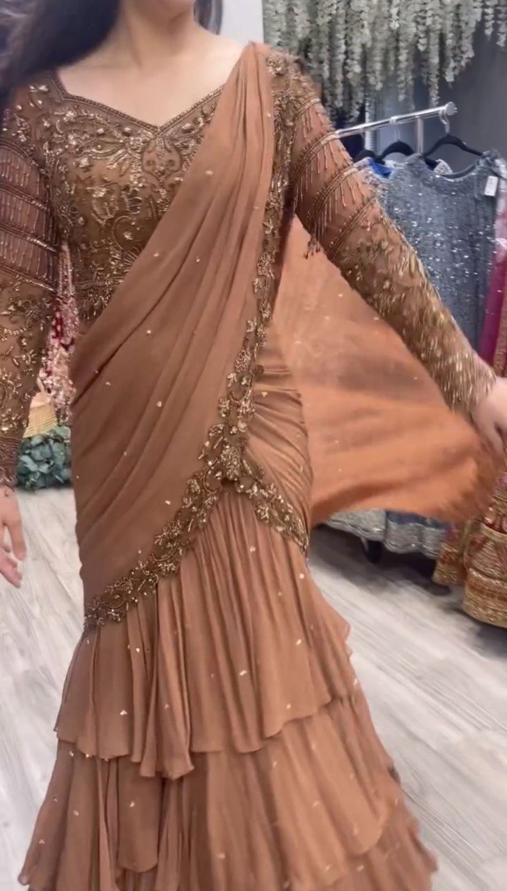 Reday to wear Lehengha saree