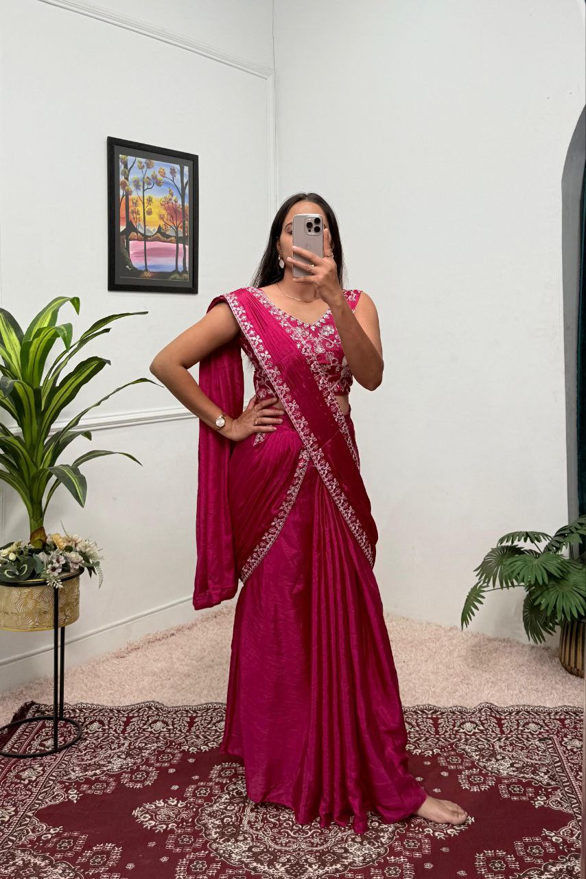 INDO-WESTERN LEHENGA-SAREE
