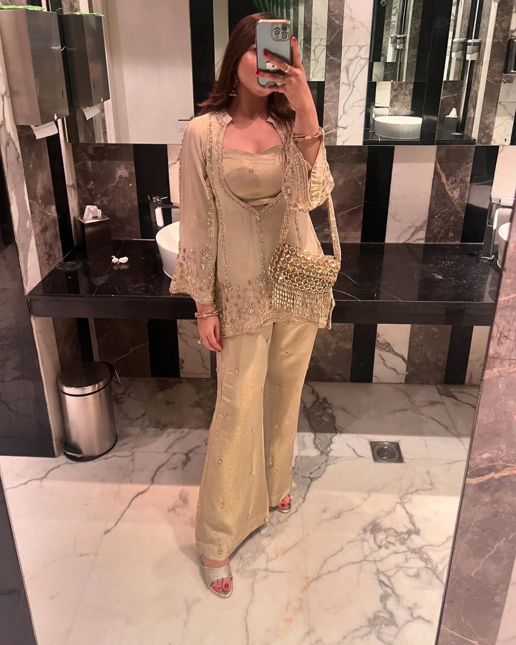 BD Launching Designer Dress,Embroidery Sequins Work