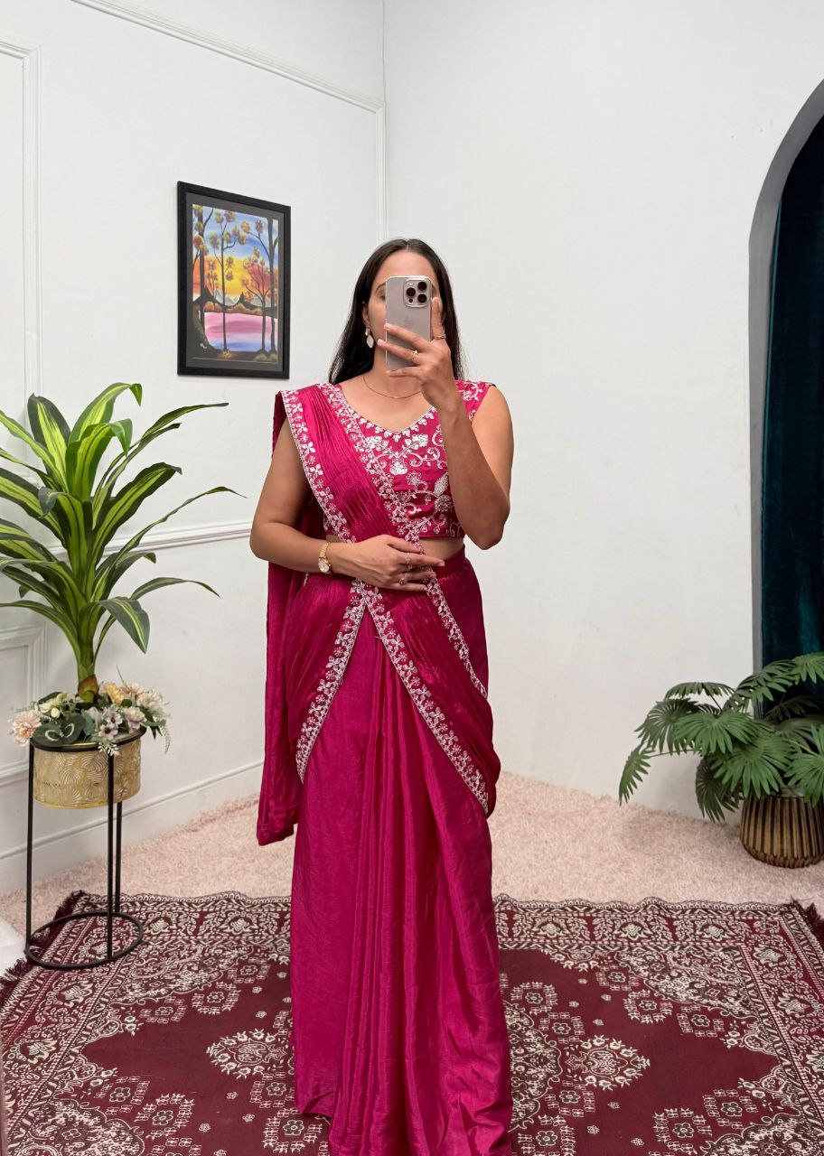 INDO-WESTERN LEHENGA-SAREE
