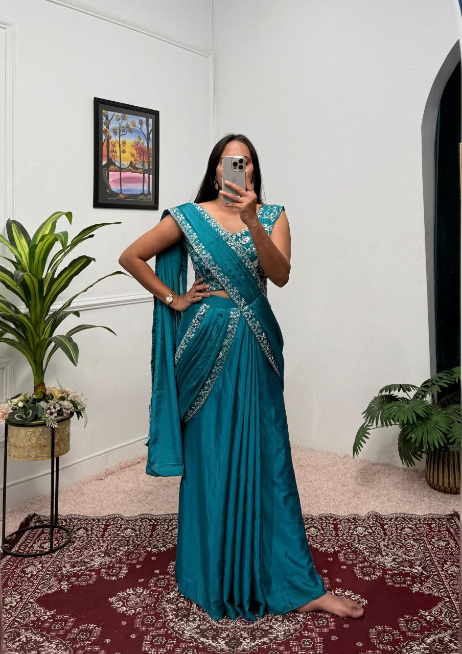 INDO-WESTERN LEHENGA-SAREE