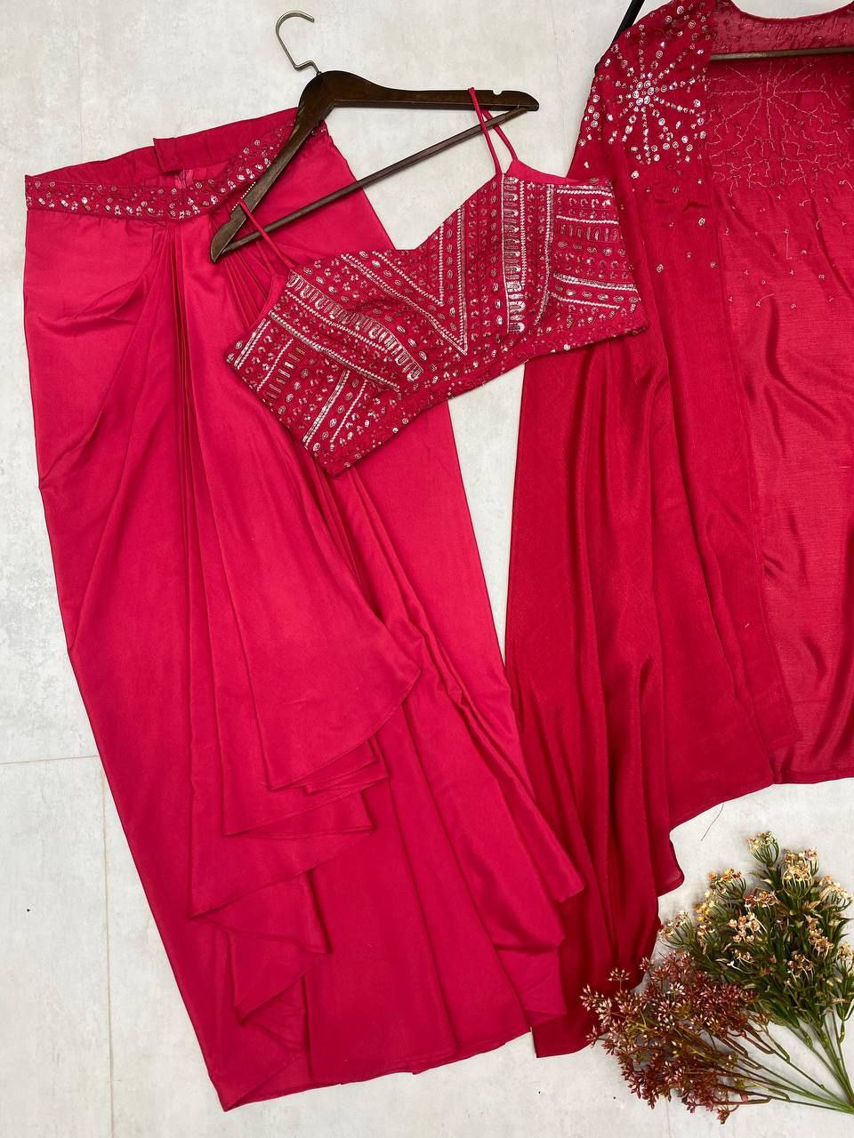 NEW THREE PIECE WESTERN OUTFIT FOR TRENDY WEDDING SEASON