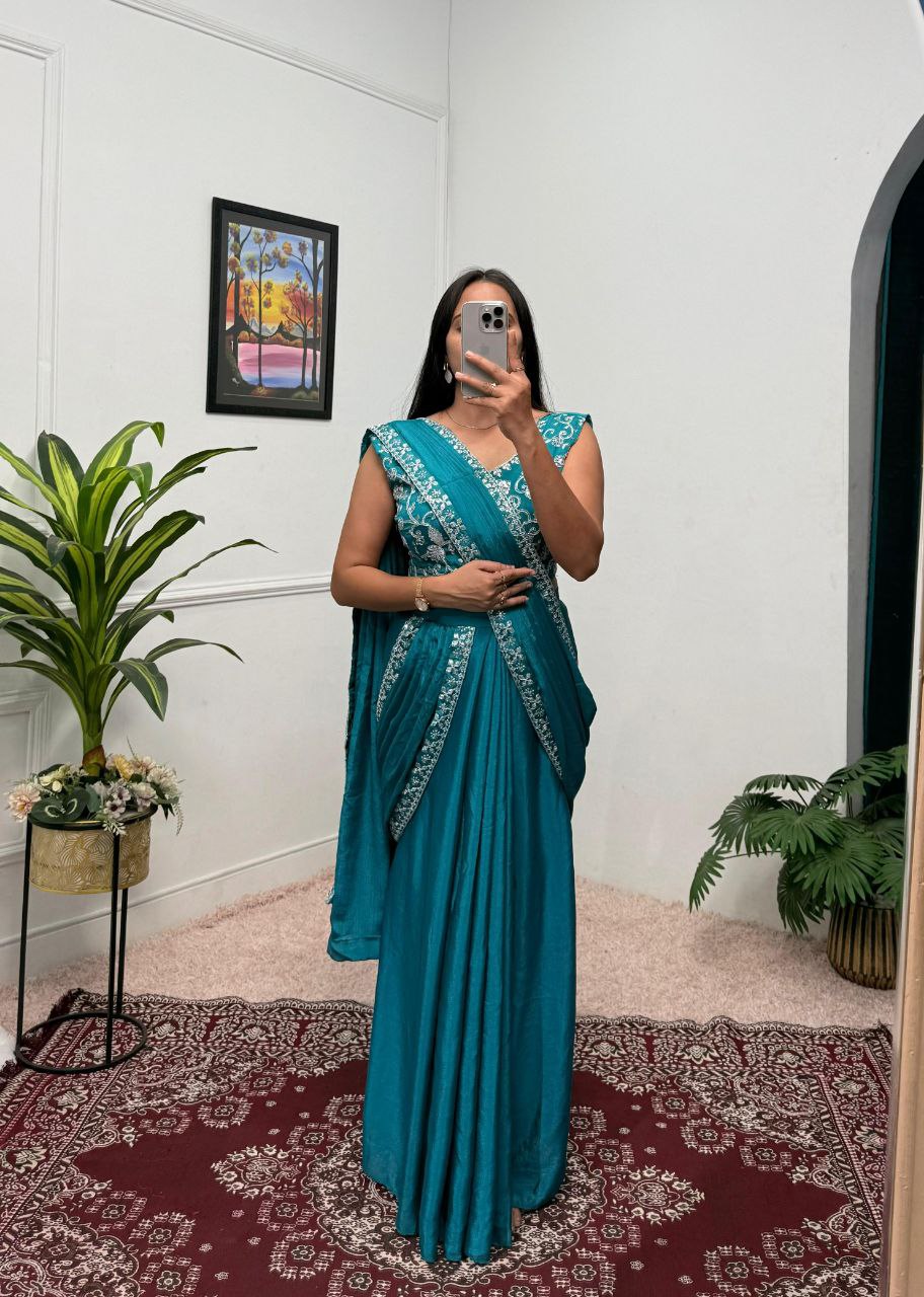 INDO-WESTERN LEHENGA-SAREE