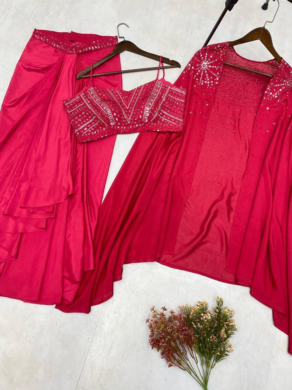 NEW THREE PIECE WESTERN OUTFIT FOR TRENDY WEDDING SEASON