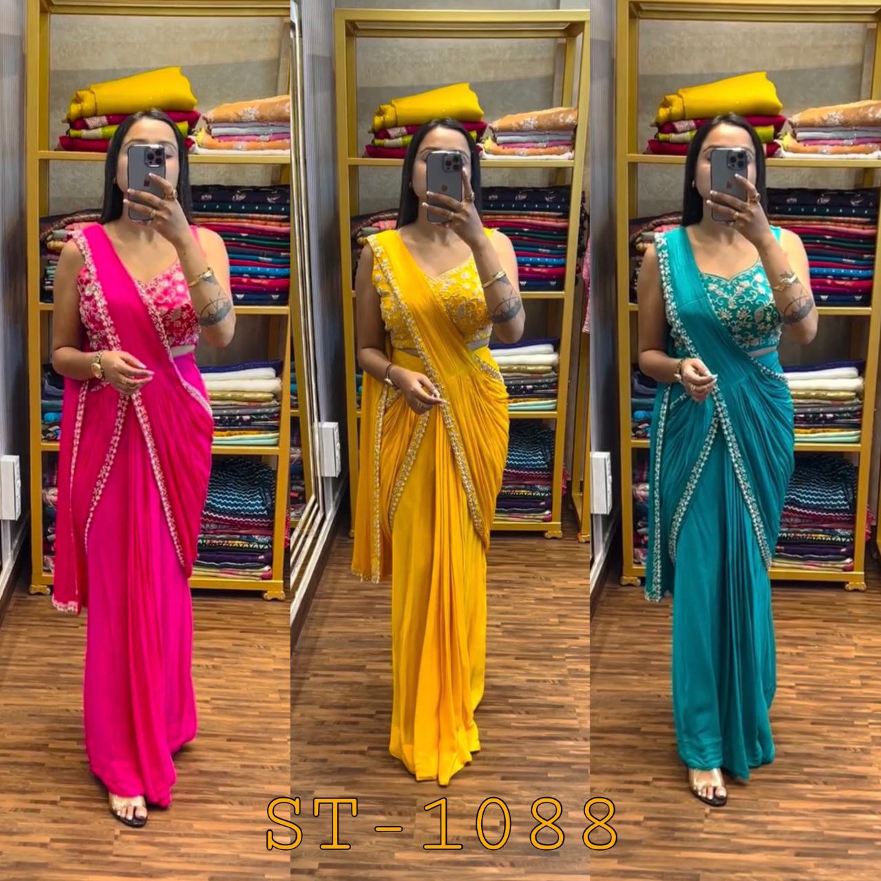 INDO-WESTERN LEHENGA-SAREE